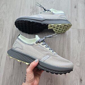 Flux | Adapt Trail Runner gray knit sporty low-top minimalist sneakers | MENS 10